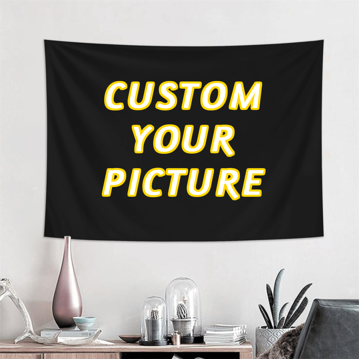 Halloween Party Supplies - 1pc tapeçarias personalizadas, banners personalizados e