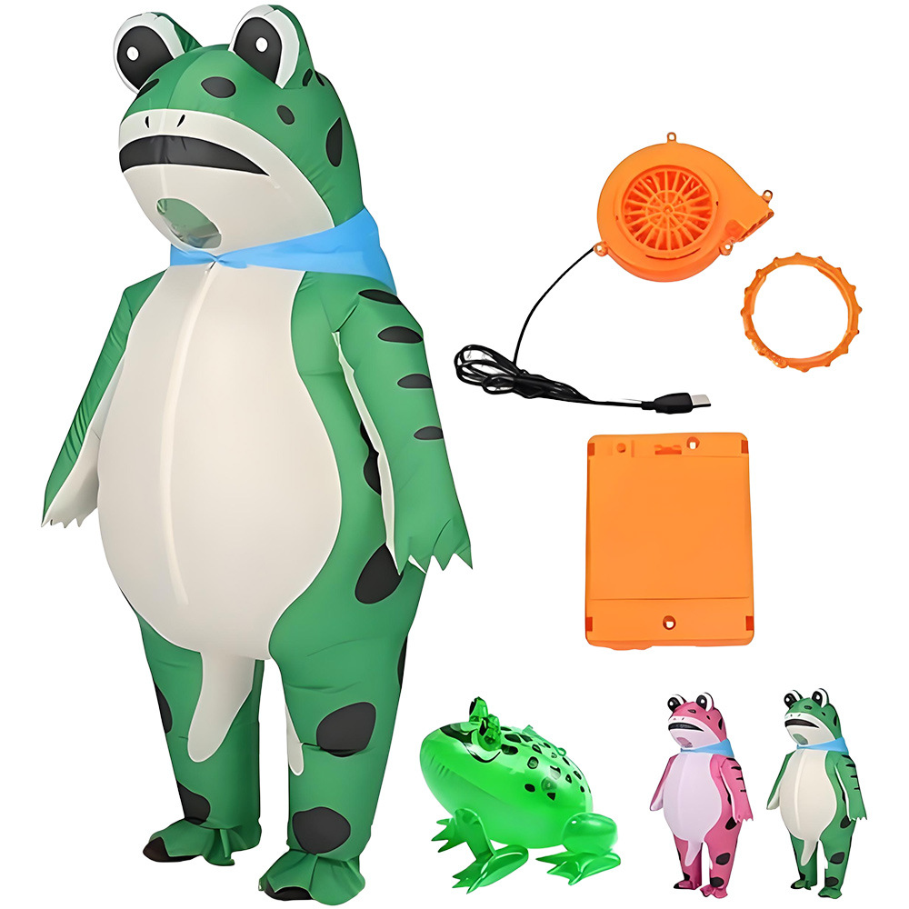 Halloween Costume Adult - ZOETOPKID Fantasia de Sapo Inflável para