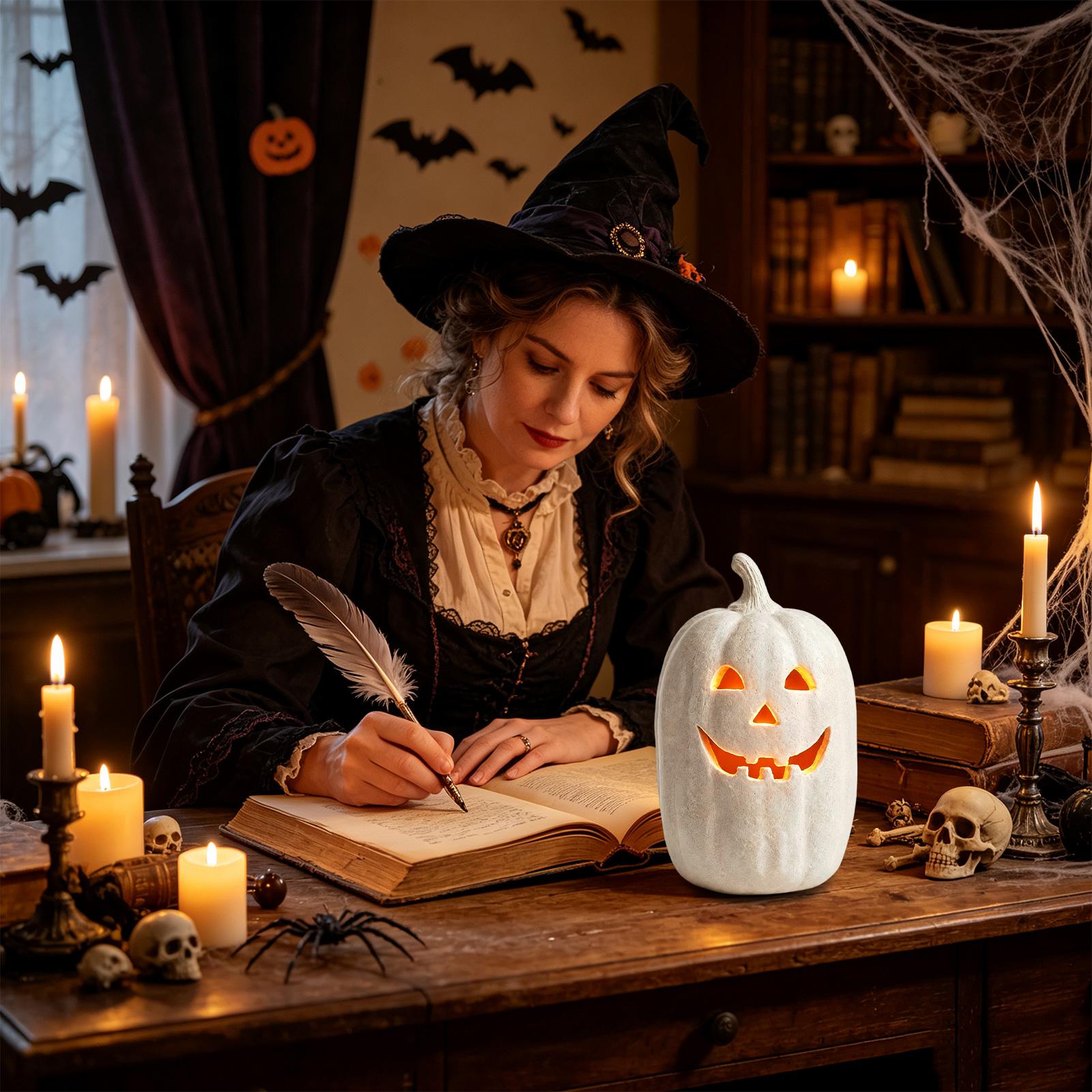 Pumpkin Lantern Halloween - Lanternas de Abóbora Decorativas Artesanais em
