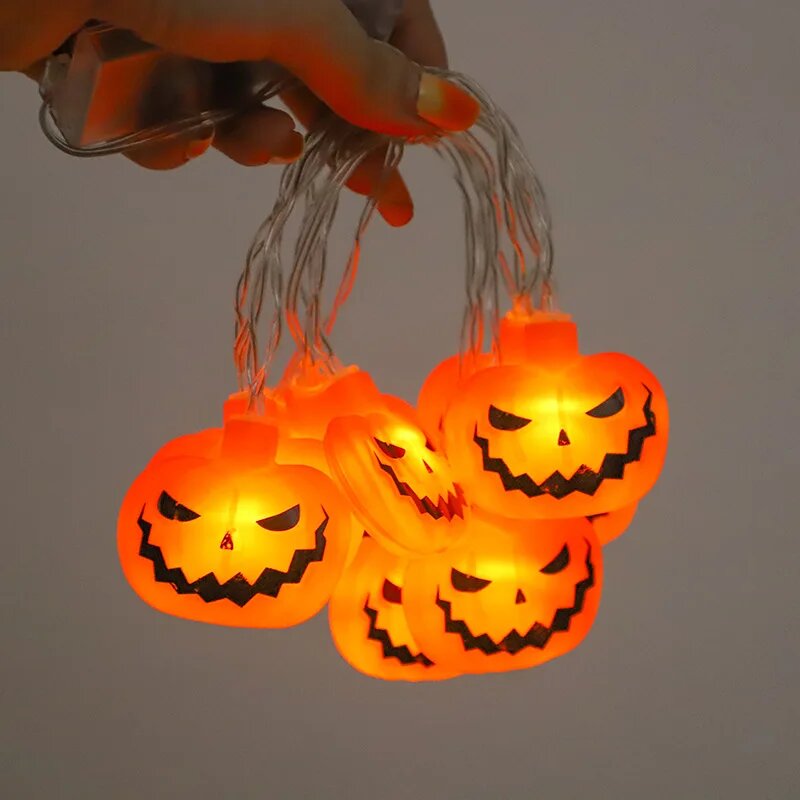 Luzes de Cordão LED de Hallowe - Halloween Led String Lights Orange avaliação e preço
