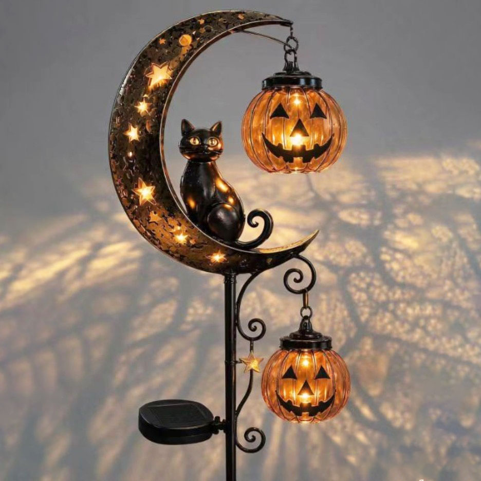 Luminária de Jardim com Tema d - Pumpkin Lantern Halloween avaliação e preço