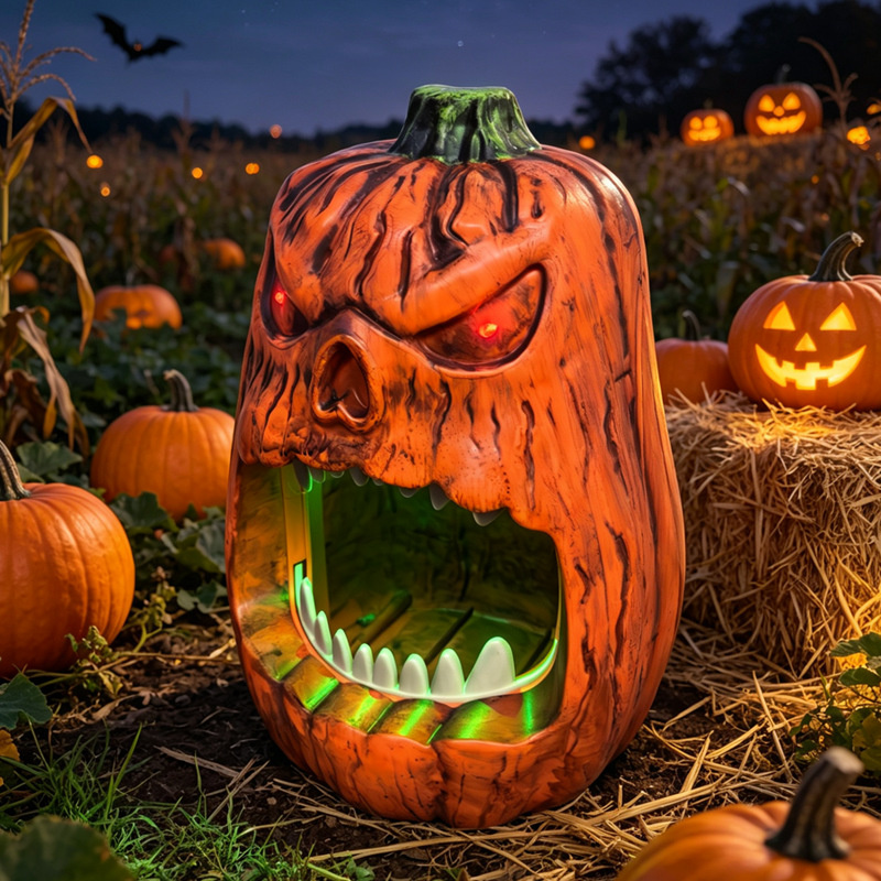 Lanterna de Abóbora LED de Hal - Pumpkin Lantern Halloween avaliação e preço