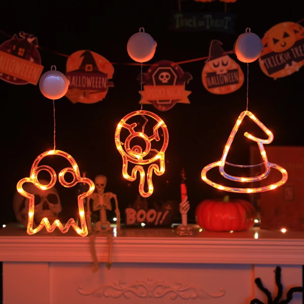 Luzes de LED para Halloween, A - Halloween Pumpkin Decor Led avaliação e preço