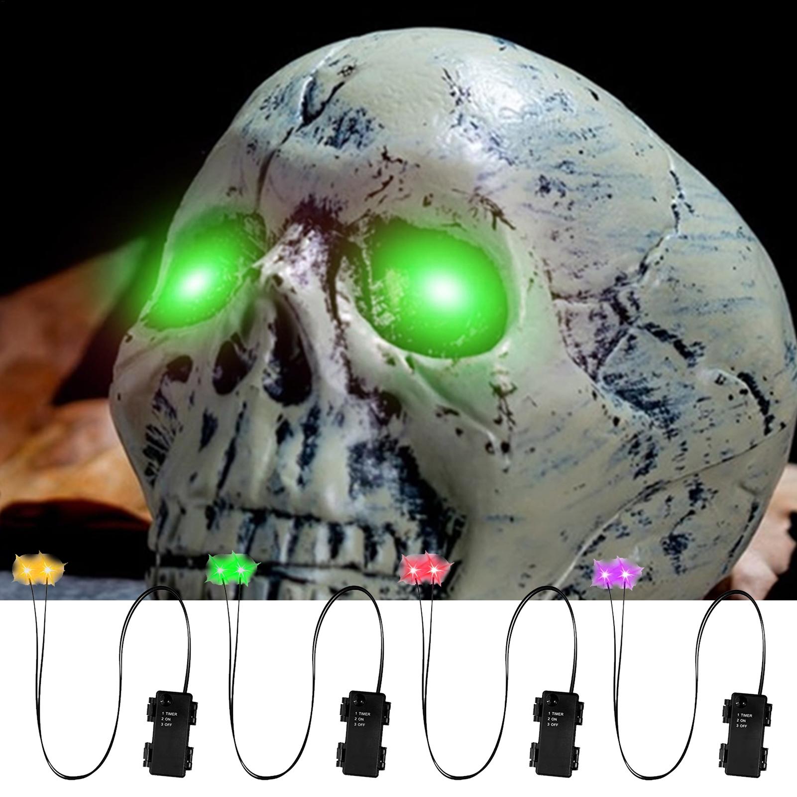 1pc olhos brilhantes halloween - Halloween Pumpkin Decor Led avaliação e preço