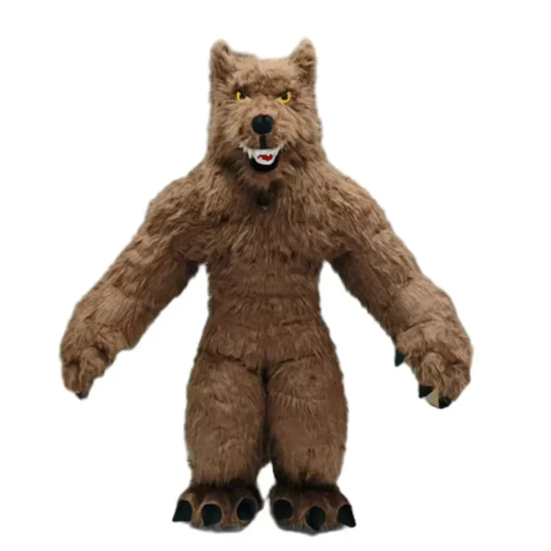 Fantasia de Mascote Lobo Cinza - Halloween Costume Adult avaliação e preço
